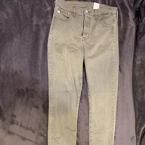 H&M Olive Jeans